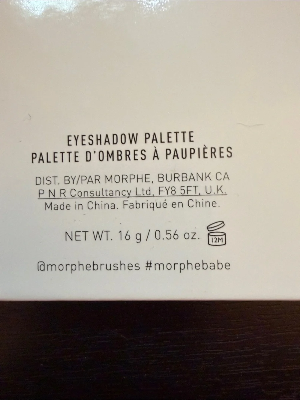 Morphe x Jaclyn Hill Eyeshadow Palette - White with Gold Accents